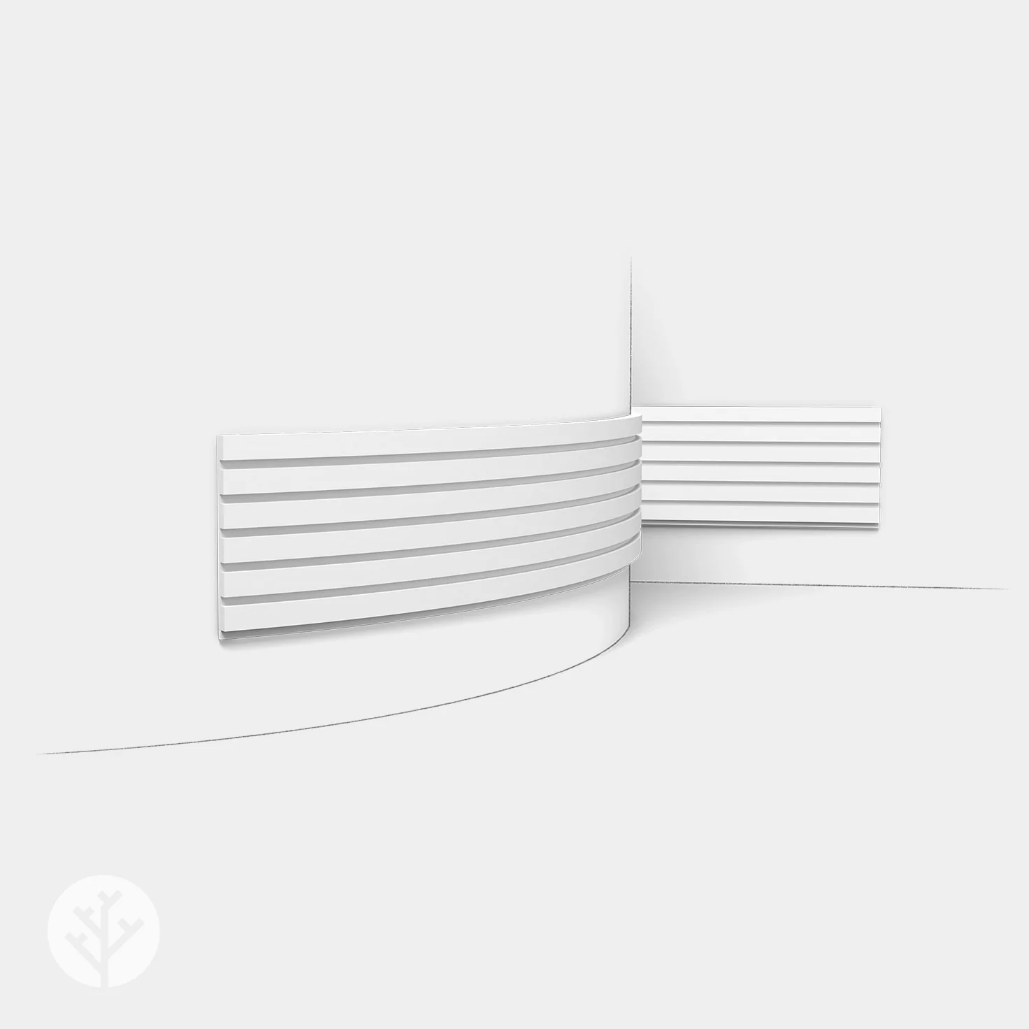 Slat 3D Paintable Wall Panels | Orac W111 - Image 3