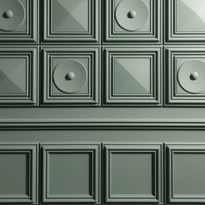 Autoire Pyramid 3D Paintable Shaker-Style Wall Panels | Orac W123 - Image 7